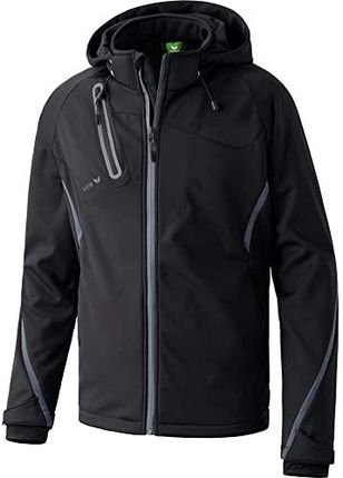 Erima Uniseks Softshell Kurtka, Czarny/Anthracite, XL