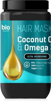 Bio Naturell Odżywcza Maska Do Włosów Z Olejem Kokosowym I Omega-3 946 Ml