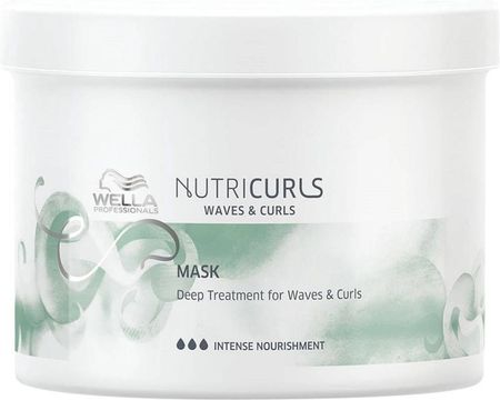 Wella Professionals Nutricurls Waves & Curls Mask Intensywnie Odżywiająca Maska Do Włosów Kręconych I Falowanych 500Ml