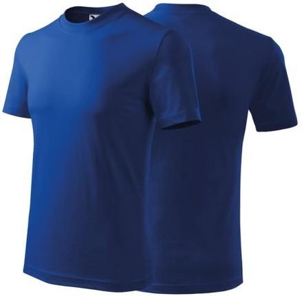 Koszulka chabrowa z krótkim rękawem z logo na sercu i plecach unisex z nadrukiem logo firmy 200g HEAVY110 kolor 05 koszulka krótki rękaw