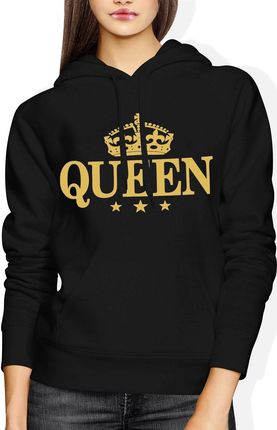 Queen korona bluza z kapturem z koroną