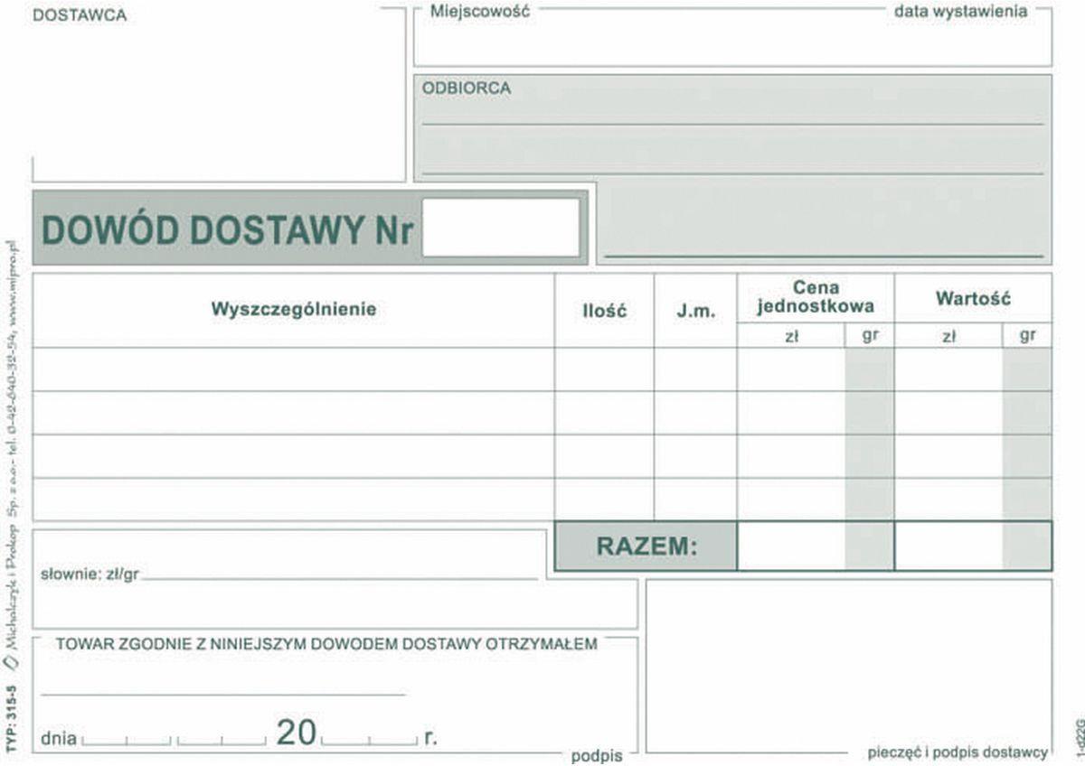 Michalczyk I Prokop Druk Samokopiujący S Wiel. A6 80K. (315 5) - Ceny I ...