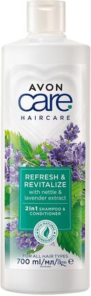 Avon Care Nettle & Lavender Refresh $ Revitalize Szampon Z Odżywką 2W1 Pokrzywą I Lawendą 700Ml