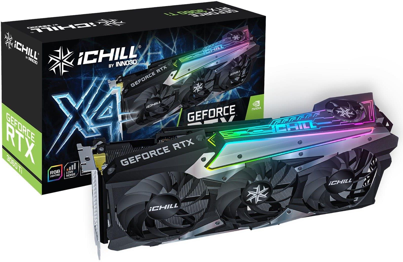 INNO3D GeForce RTX 3060 Ti iChill X4 8GB GDDR6 (C306T4086XX1820VA35R) -  Karta graficzna - Opinie i ceny na Ceneo.pl