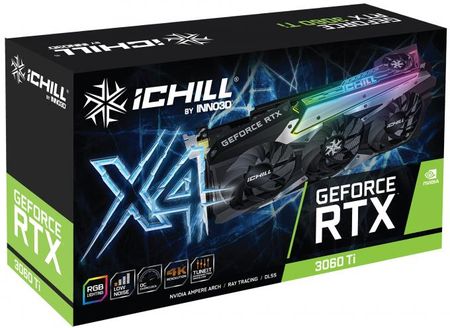 INNO3D GeForce RTX 3060 Ti iChill X4 8GB GDDR6 (C306T4086XX1820VA35R) -  Karta graficzna - Opinie i ceny na Ceneo.pl