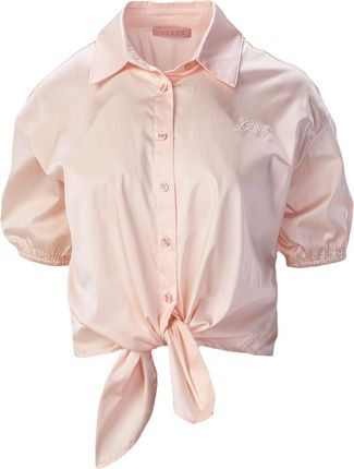 Damska Koszula Guess SS Bowed June Shirts W3Gh71We2Q0-G65T – Różowy