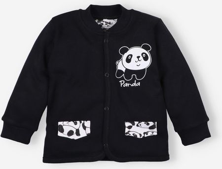 Bluza niemowlęca PANDA z bawełny organicznej dla chłopca