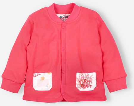 Bluza niemowlęca OCEAN z bawełny organicznej dla dziewczynki