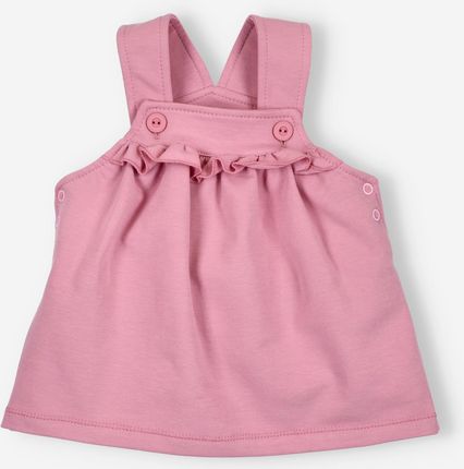 Sukienka niemowlęca PINK DREAMS z bawełny organicznej dla dziewczynki