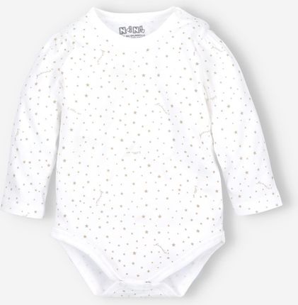 Body niemowlęce STARS z bawełny organicznej dla dziewczynki