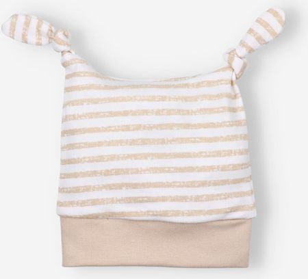 Czapka niemowlęca ZEBRA z bawełny organicznej dla chłopca