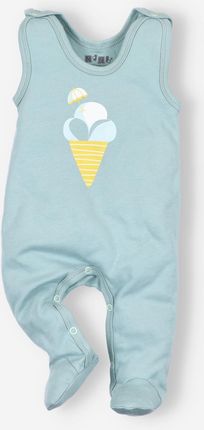 Śpiochy niemowlęce Ice Cream NINI z bawełny organicznej dla dziewczynki