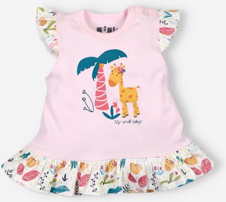 T-shirt niemowlęcy OAZA z bawełny organicznej dla dziewczynki