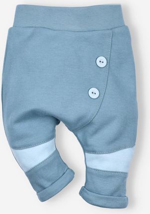Spodnie niemowlęce COLOUR NUMBERS z bawełny organicznej dla chłopca