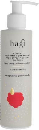 Hagi Cosmetics Naturalny Probiotyczny Jogurt Do Ciała Ultra Kojący Malinowy Chruśniak 200 ml