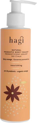 Hagi Cosmetics Naturalny Probiotyczny Jogurt Do Ciała Odżywczy Korzenna Pomarańcza 200 ml