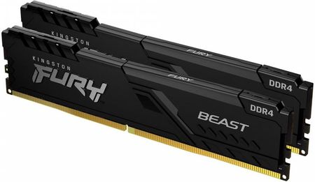 Pamięć RAM KINGSTON FURY Beast Black DDR4 32GB 3200MHz CL16 (KF432C16BBK2/32)