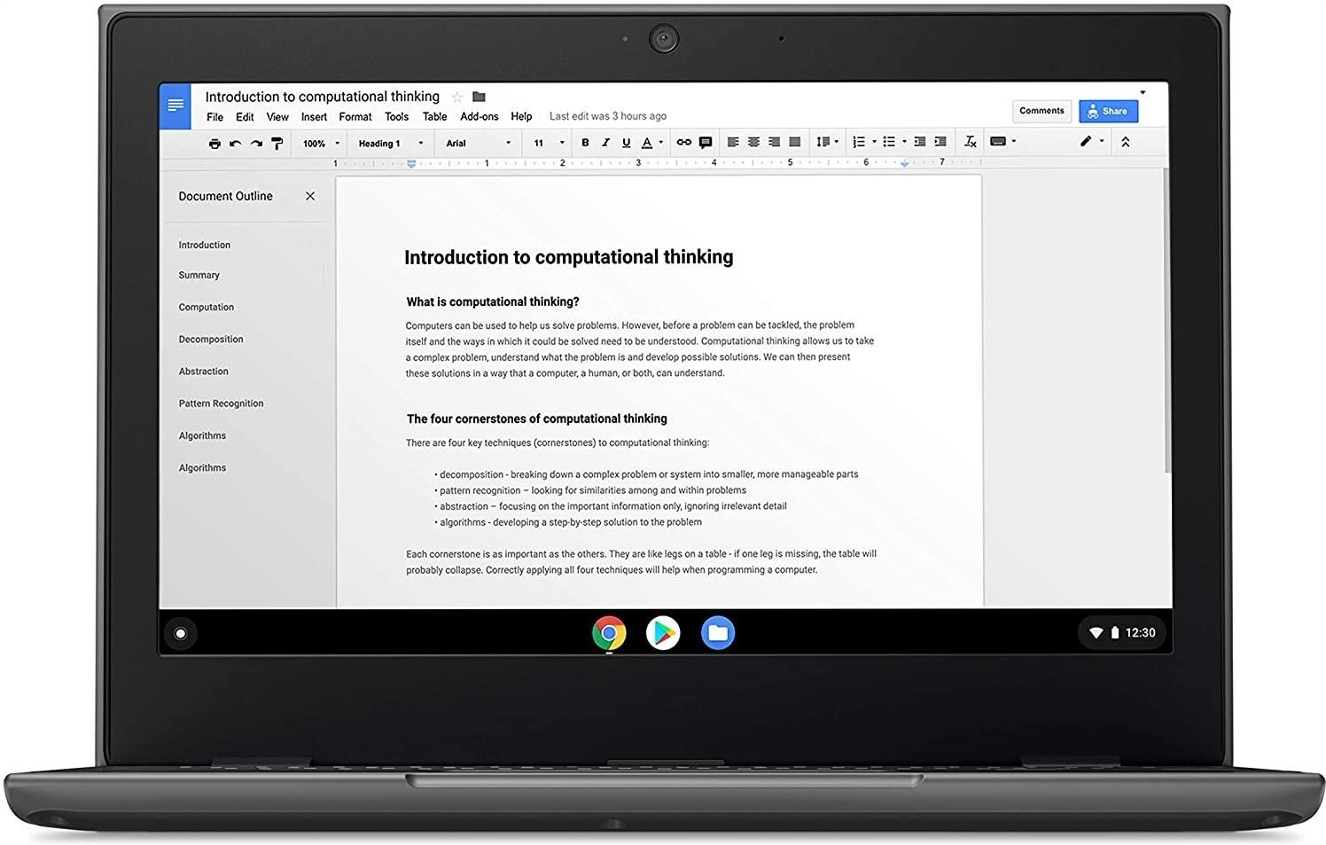 Laptop Lenovo Chromebook 100E 32GB 11,6''/MT8173C/4GB/32GB