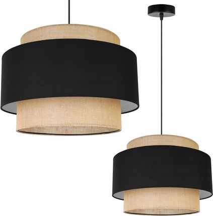 Light Home Lampa Wisząca Żyrandol Sufitowa Abażur Boho Juta (Boho2455140)