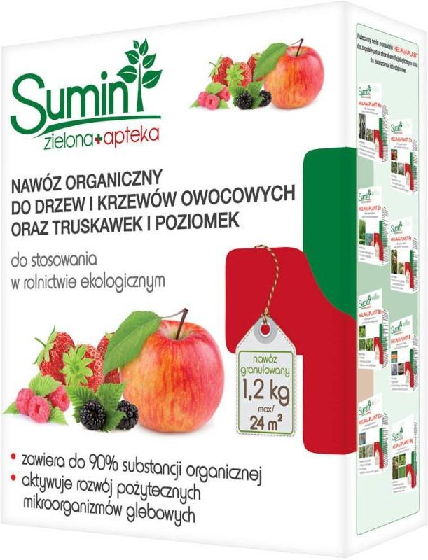 Nawóz Sumin Nawóz Organiczny Do Drzew I Krzewów Owocowych Granulowany ...