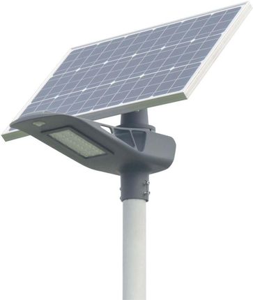 Solarna Lampa Uliczna Inb-G03-40W Greenie Led 40W Rgb Z Czujnikiem Szara