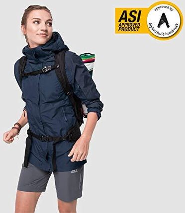 Jack Wolfskin Damska kurtka przeciwdeszczowa Brecon Range Ciemne indygo XS