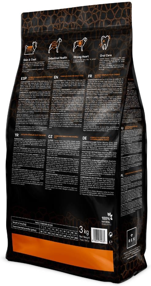 Rex Chiken Rice Karma Rex Natural Range Adult Chicken & Rice 3Kg - Ceny i opinie - Ceneo.pl