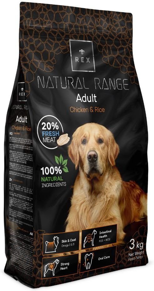 Rex Chiken Rice Karma Rex Natural Range Adult Chicken & Rice 3Kg - Ceny i opinie - Ceneo.pl