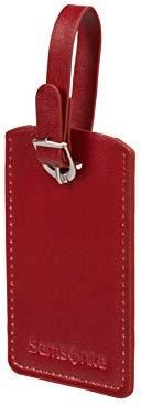 Samsonite Global Travel Accessories, prostokątna zawieszka do bagażu (2 x), 10 cm, czerwona (czerwona), czerwony, 10 cm, przyczepa do bagażu