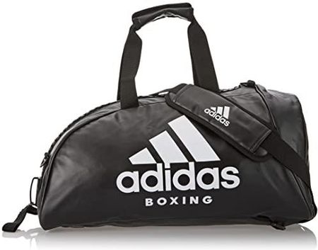 adidas adiACC051B-100 torba 2 w 1 Materiał: PU torba sportowa unisex - dla dorosłych Blackwhite S, czarno-biała, S, sportowa, czarno-biały., S, Sporto