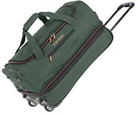 Travelite Basics torba podróżna na kółkach, 55 cm, ciemnozielony, 55 cm, torba podróżna na kółkach