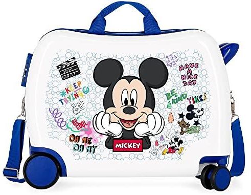 Disney Frozen Die Eiskönigin Nature is Magical Kinder-Koffer Blau 50x39x20 cms Hartschalen ABS Kombinationsschloss 34L 2,1Kgs 4 Räder Handgepäck
