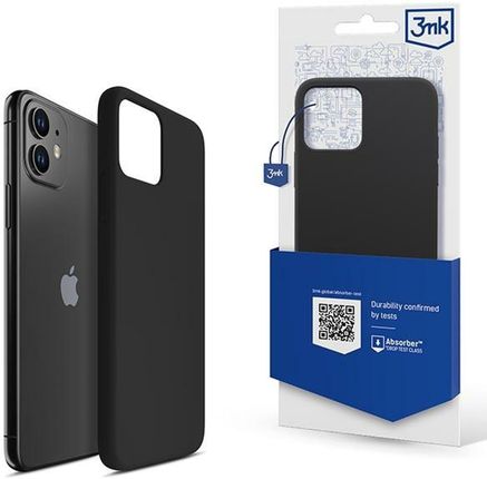 3Mk Silicone Case Iphone 11 6,1" Czarny/Black
