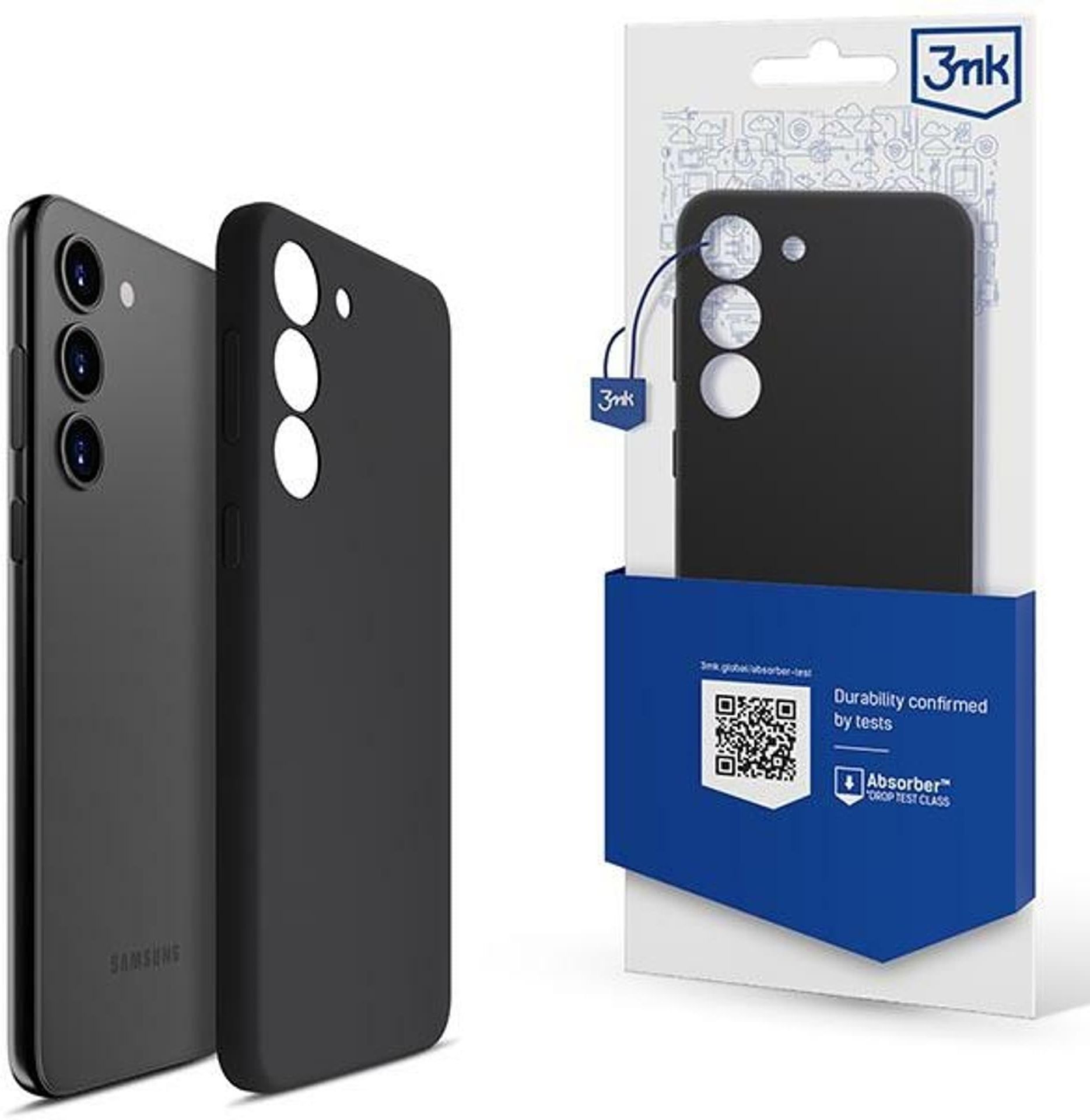 3Mk Silicone Case Sam S23 5G S911 Czarny/Black - Etui na telefon, ceny ...