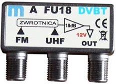 Zdjęcie Wzmacniacz liniowy A FU18 TV DVB-T UHF 18dB FM - Tychy