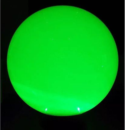 Kula solarna lampa ogrodowa dwubarwna 15 cm, kolor czerwony i zielony