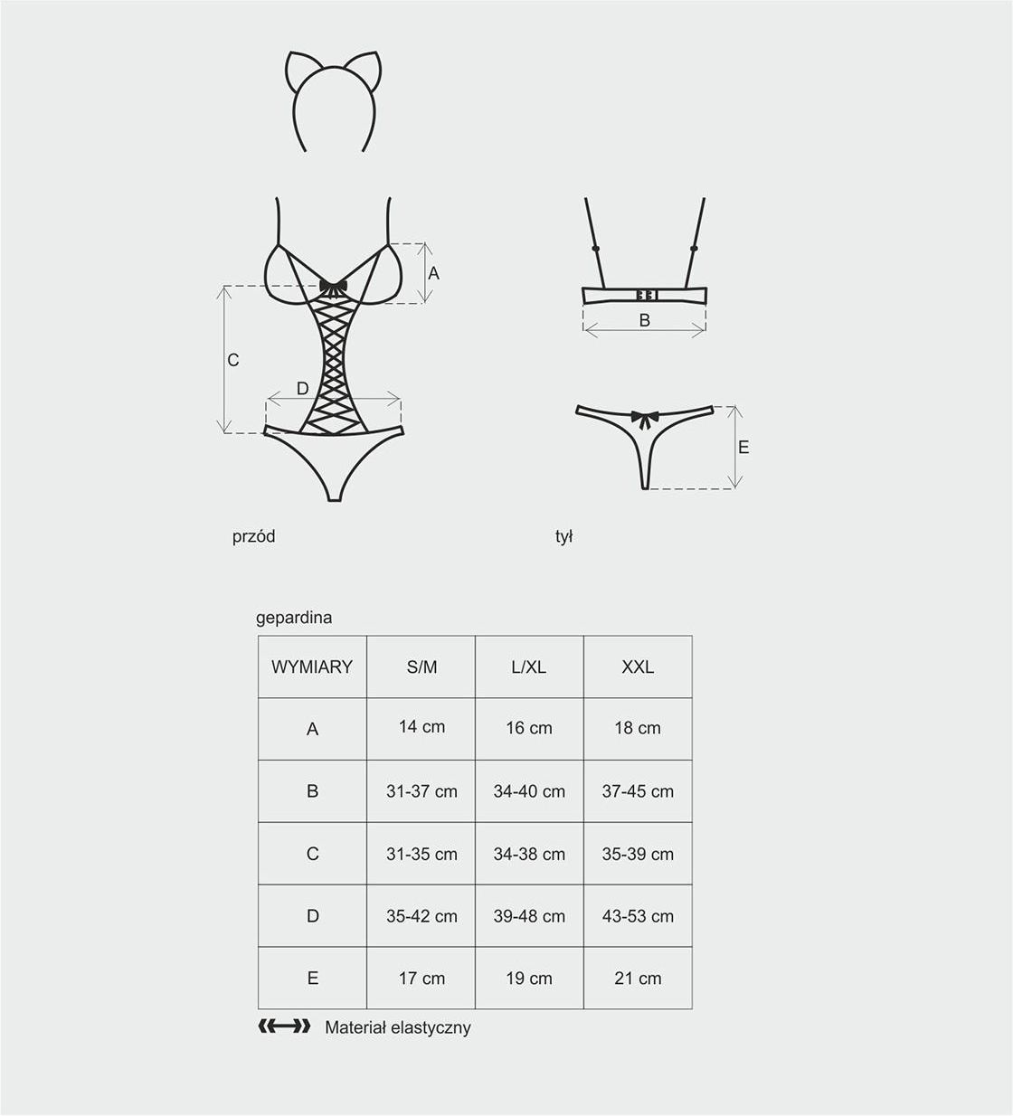 Kotka Sex Kostium Strój Przebranie Obsessive Sm Ceneopl 6635