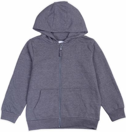 Sinsay szara rozpinana bluza dresowa z kapturem