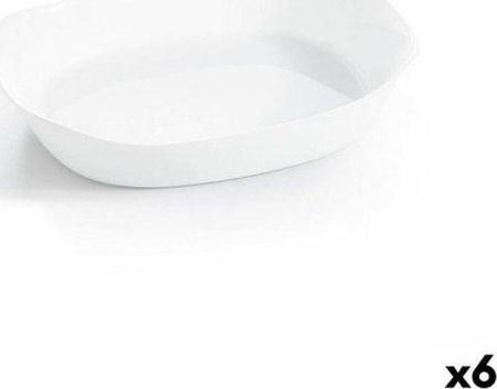 Luminarc Półmisek Kuchenny Smart Cuisine Prostokątny Biały Szkło 30X22Cm 6Szt.