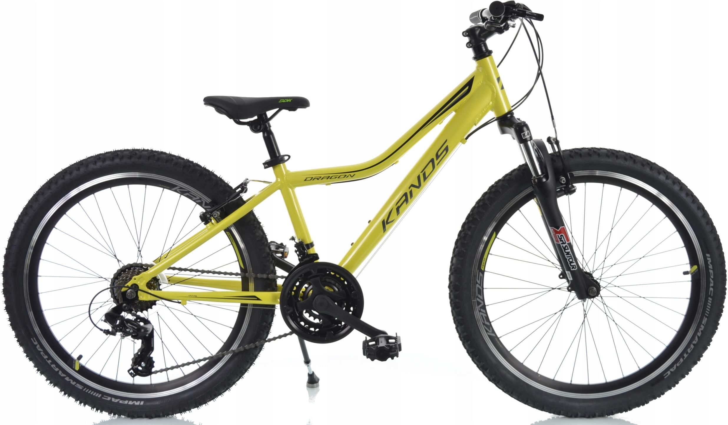 Kands Dragon Seledynowy Połysk 24 2022 Rowery Górskie Dziecięce