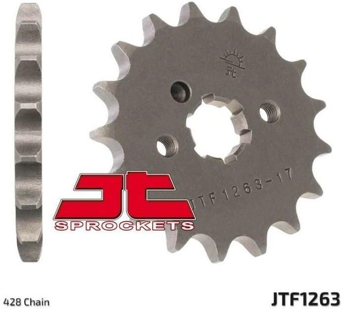 Części motocyklowe Jt Sprockets Zębatka Przednia F126315 15Z 428