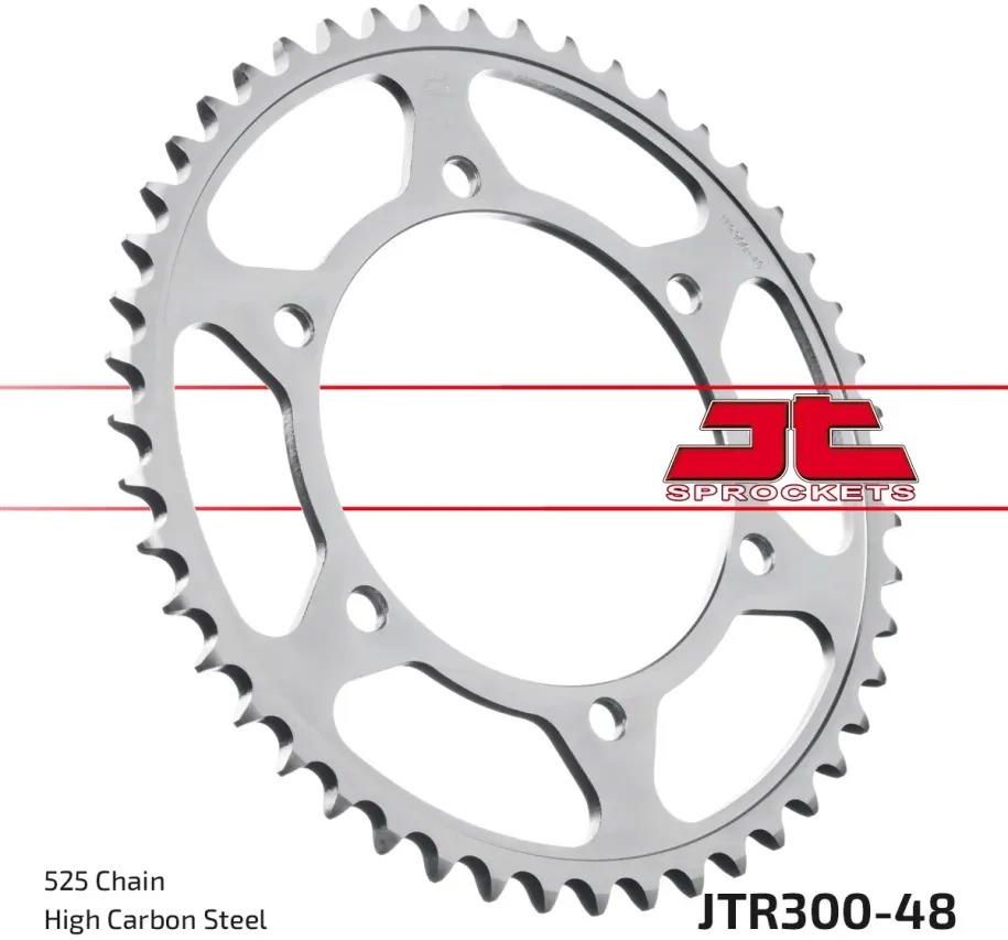 Części motocyklowe Jt Sprockets Zębatka Tylna Stalowa R30048 48Z 525
