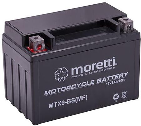 Moretti Akumulator Żelowy Agm Mtx9-Bs 12V 8Ah