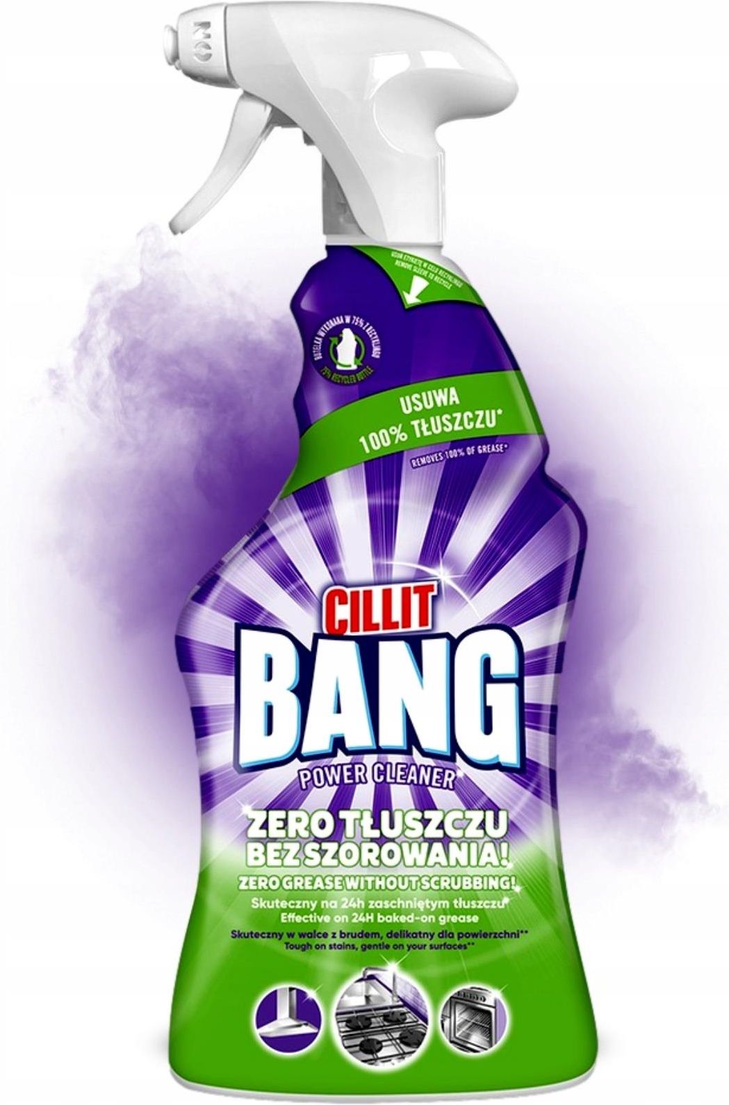 CILLIT BANG NATURALLY bathroom spray, with citric acid, 750 ml - PBS  Connect Polska: artykuły, materiały i akcesoria biurowe