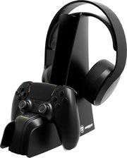 SnakeByte Dual Charge 5 & Headset Stand Stacja dokująca PS5 Czarna SB918636