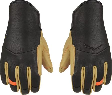 Salewa Ortles Am M Leather Gloves Black Out