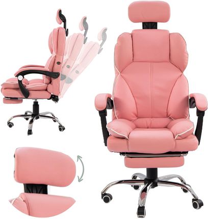 Fotel biurowy Artnico Seli 3.0 różowy