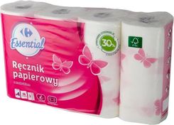 Zdjęcie Carrefour Essential Ręcznik Papierowy Z Nadrukiem 4 Rolki - Bydgoszcz