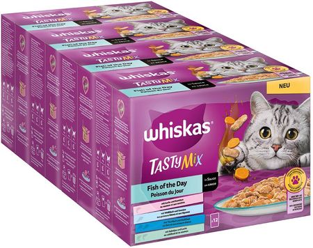Whiskas Tasty Mix Saszetki Ryba Dnia W Sosie 48x85g