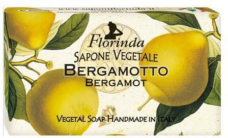 Florinda Bergamot Natural Soap Naturalne Mydło W Kostce Bergamotka 200 g